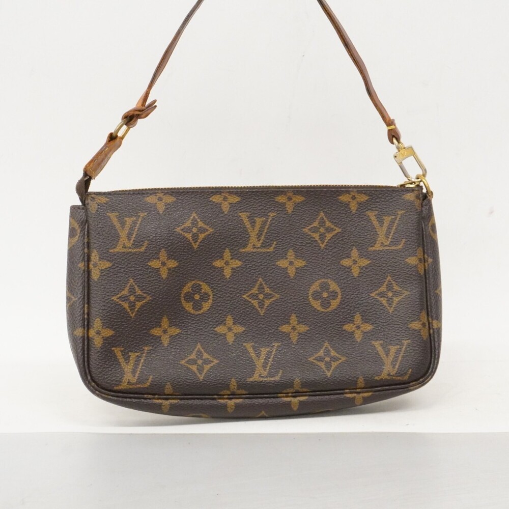 LOUIS VUITTON Brown Monogram Pochette Pouch - Picture 10 of 10
